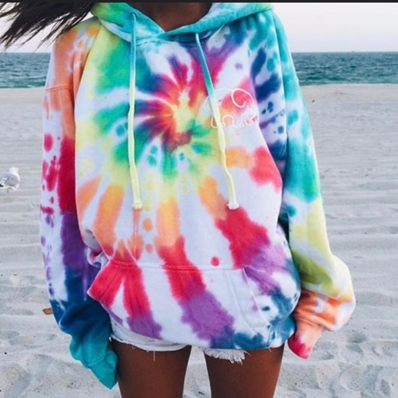 Ivory Ella Tie Dye hoodie - Picture 2 of 8